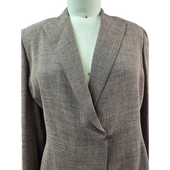 NWT DONCASTER Rayon Blend Ladies 3 pc Skirt/Pants Suit Brown/Peach Plus Sz 18 - Picture 3 of 13